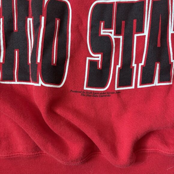 Ohio State Sweatshirt Mens Size Large Vintage Buckeyes Pullover Sweater - Picture 3 of 6